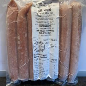 Pasture Raised Pork Weiners, 1lb